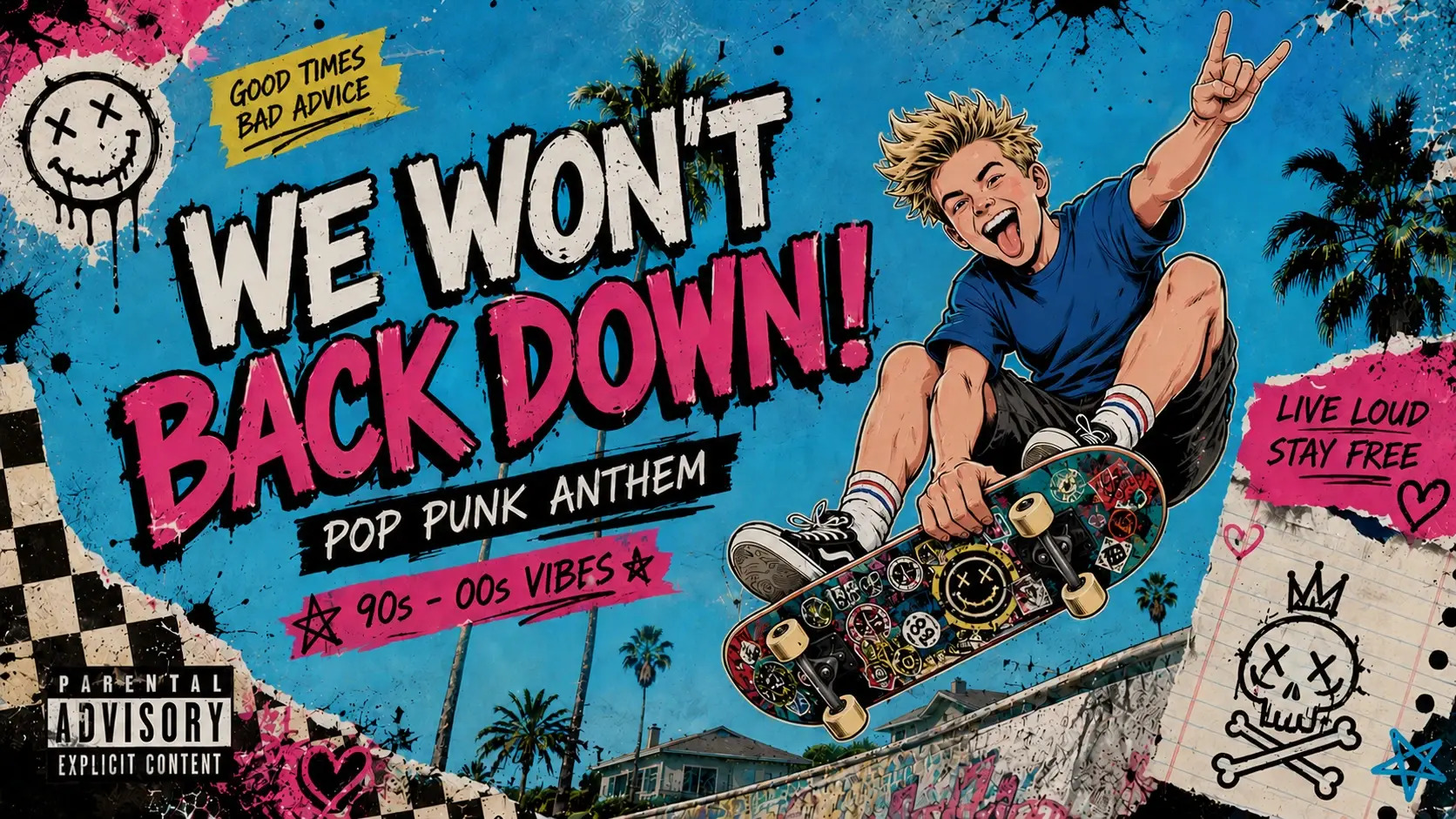 Original pop-punk AI song cover
